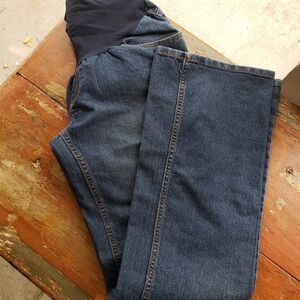 Two hearts maternity Bootcut Jeans small denim jeans Small Dark Denim je…